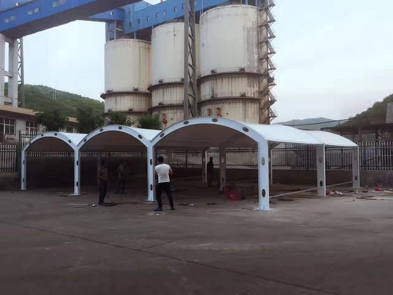 膜结构车棚的力学稳定性简单分析